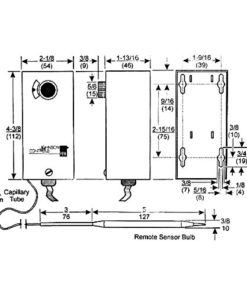 Alternative view of Johnson Controls A19AAT-2C Freezer Temperature Controller (D132) 1-(Pack)