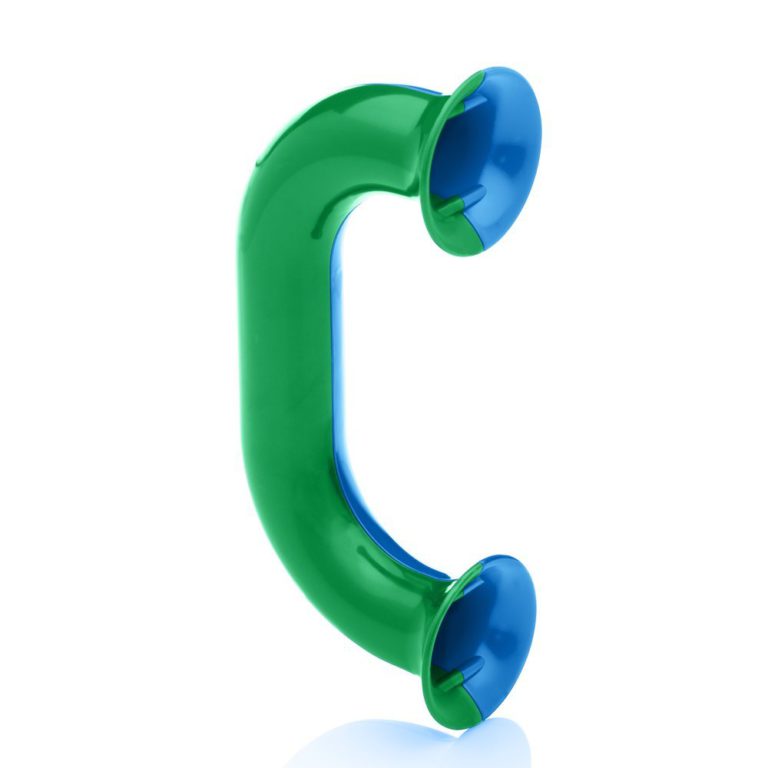 (Blue/Green) Toobaloo Auditory Feedback Phone – Accelerate reading fluency, comprehension and pronunciation with a reading phone. Green/Blue Single - $12.95