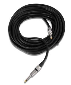 1/4" to 1/4" Audio Connection Cord - ¼" to ¼ Inch Mono Jack Male 30 ft 12 Gauge Black Heavy Duty Professional Speaker / Guitar Cable Wire - Delivers Sound - Pyle Pro PPJJ30 30 Feet - $25.95