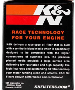 K&N KN-303 Motorcycle/Powersports High Performance Oil Filter Black - $16.95