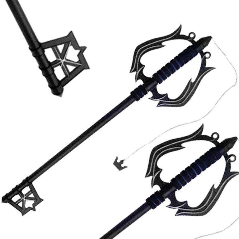 Fantasy Black Metal Oblivion Key blade Metal Replica Sword - $50.95