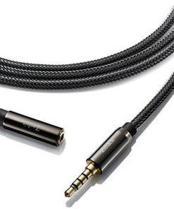 Zeskit AU111 6 Feet Premium Audio Extension Cable, Nylon Braided, 3.5mm TRRS 4 Poles Jack (Male to Female) - $12.95
