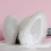 Hot Sweet Lovely Anime Lolita Cosplay Fancy Neko Cat Ears Hair Clip White - $16.95