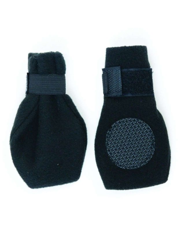 Fashion Pet Lookin Good Arctic Fleece Boots For Dogs Small Black - $11.95