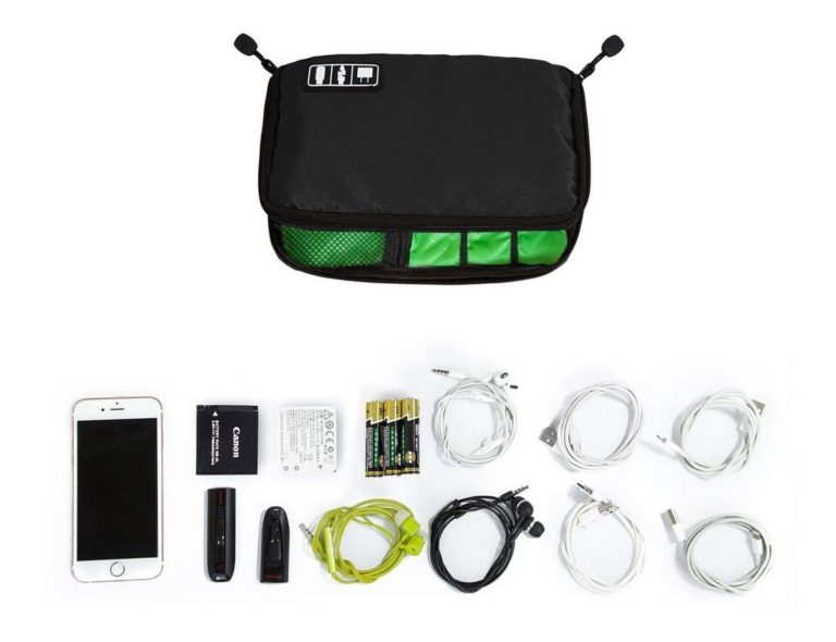 Ecosusi Travel Organizer For Electronics Accessories Hard Drives (Black) Flat - $17.95