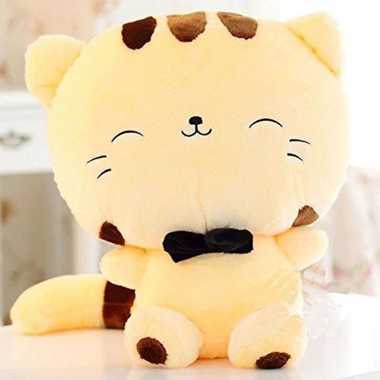 18" 45Cm Include Tail Cute Plush Stuffed Toys Cushion Fortune Cat Doll High 1.. - $6.95