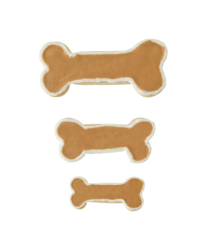 Fox Run Brands Dog Bone 3 Piece Cookie Cutter Set Dog Bone Set - $11.95