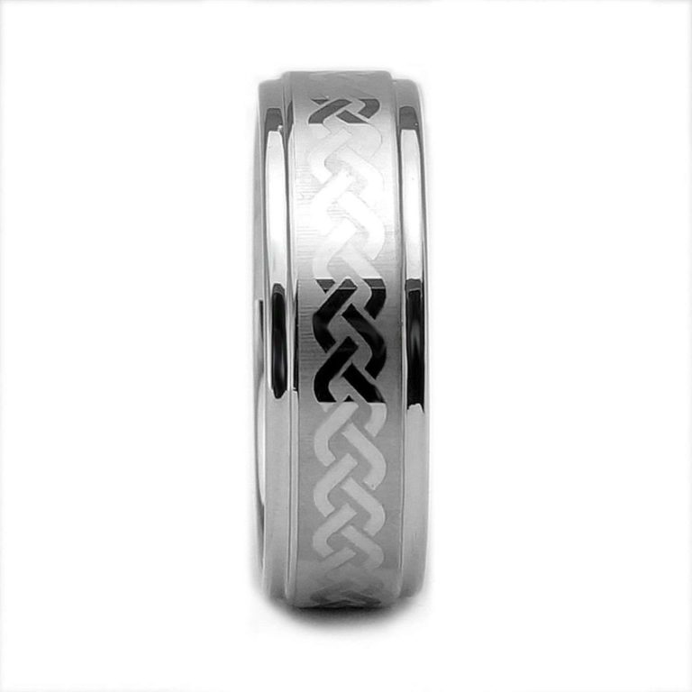 One Week Limited Promotion! Three Keys Jewelry 8Mm Men Tungsten Carbide Ring .. - $22.95