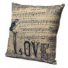 Heroneo 18Style Animal Home Love Heart Decorative Cotton Linen Pillow Case Cu.. - $15.95