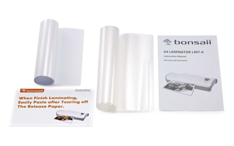 Bonsaii L407-A A4 Thermal Laminator For 3-5 Mil Laminating Pouch Up To 9 Inch.. - $29.95
