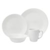 Corelle Livingware 16-Piece Dinnerware Set Winter Frost White Service For 4 - $39.95