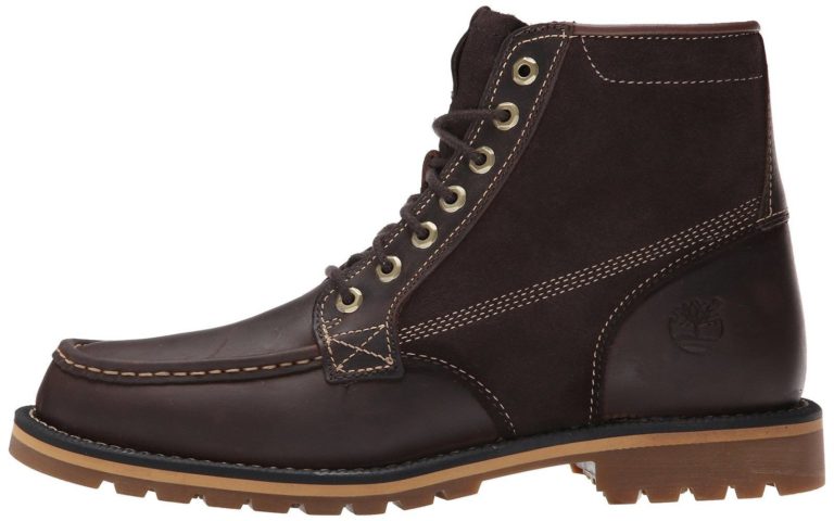 Timberland Men's Grantly 6" Boot Dark Brown Oiled Fog/Suede 7 D(M) Us - $142.95