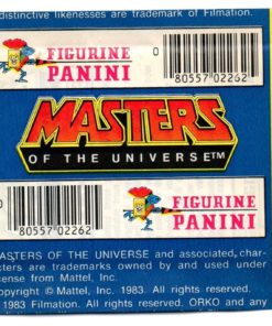 Masters Of The Universe Sticker Card Pack Panini 1983 - $14.95