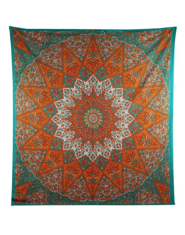 1 X Queen Indian Star Mandala Psychedelic Tapestry Hippie Bohemian Wall Hangi.. - $16.95
