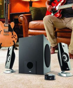 Cyber Acoustics 18W Peak Power Dynamic Speaker System With Subwoofer And Cont.. - $24.95