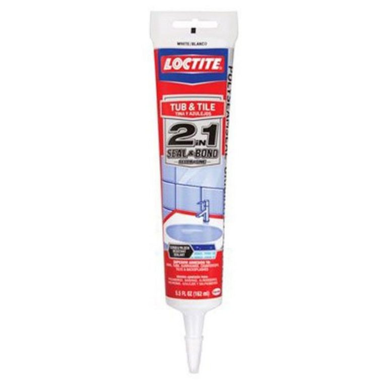 Loctite 2 In 1 Seal And Bond White Tub/Tile Sealant 5.5-Fluid Ounce Squeeze T.. - $10.95