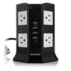 Safemore Smart 8-Outlet With 4-Usb Output Surge Protection Power Strip (Black.. - $112.95