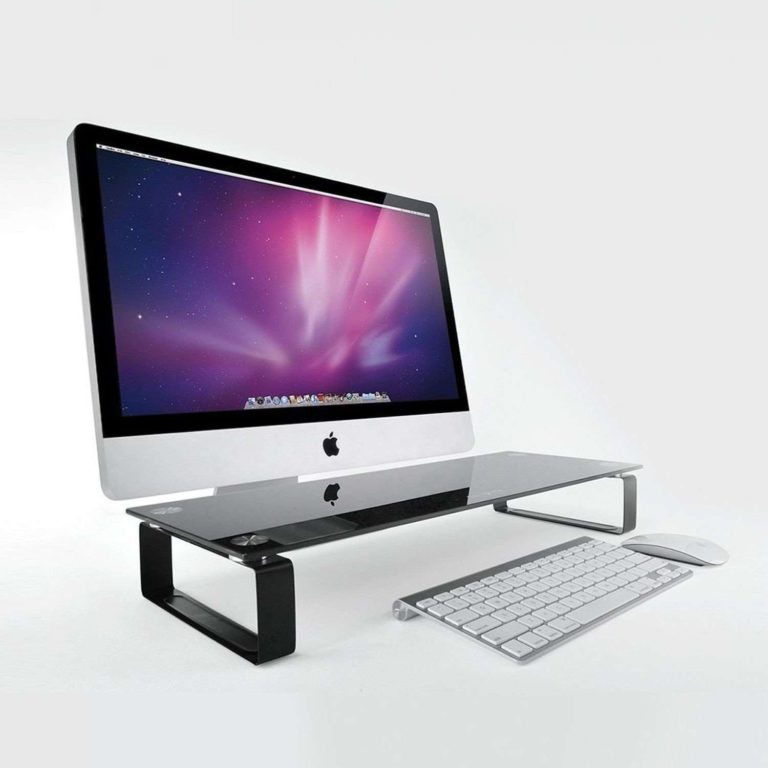 [Tempered Glass] Monitor Laptop Stand - Eutuxia **Enhanced And Refined** [Sle.. - $28.95