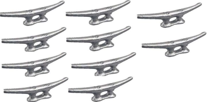 Marine Dock Cleat 4" Galvanized Open Base Boat 10 Pack - $33.95