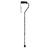 Dmi Adjustable Designer Cane With Offset Handle Comfort Grip And Strap Zebra - $23.95