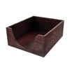 Carver Double Deep Wood Desk Tray Legal Size 16 X 11 X 5.5 Inches Mahogany Fi.. - $24.95