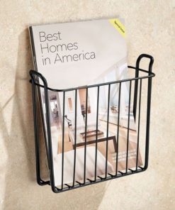 Interdesign Classico Wallmount Newspaper And Magazine Rack For Bathroom Matte.. - $15.95