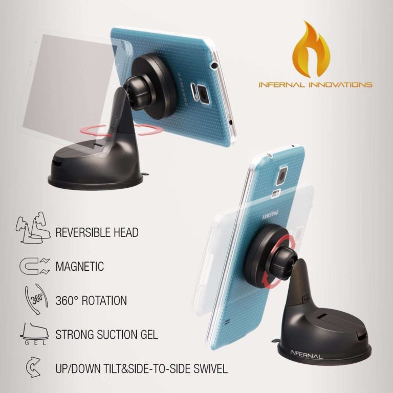 Infernal Innovations Magnetic Phone Mount With 75Mm Adhesive Disk For Samsung.. - $25.95