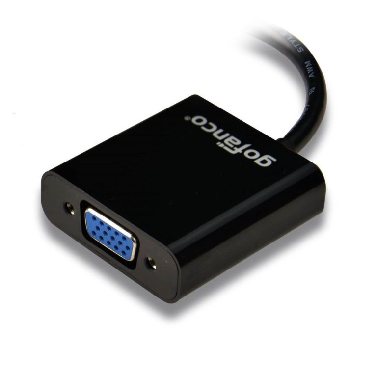 Gofanco Dvi-D To Vga Active Converter - With 3 Feet Micro Usb Power Cable For.. - $22.95