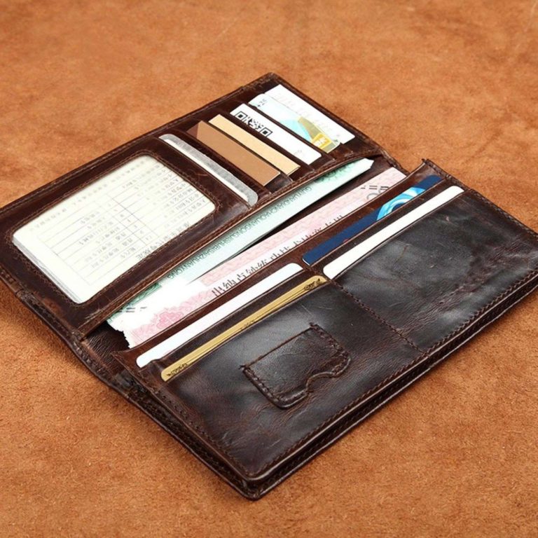 Le'Aokuu Mens Genuine Leather Bifold Wallet Organizer Checkbook Card Case - $33.95