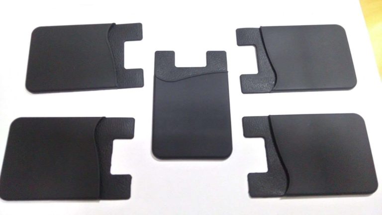 Ewing 5-Pack Black Silicone Card Holder With 3M Adhesive Back (For Phone Car .. - $13.95