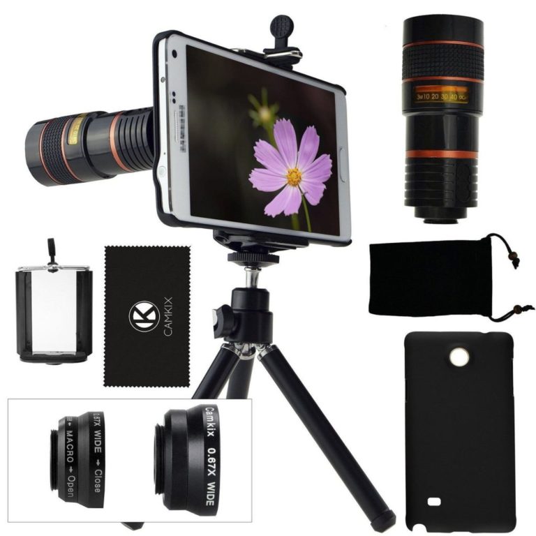Camkix Camera Lens Kit For Samsung Galaxy Note 4 Including 8X Telephoto Lens .. - $40.95