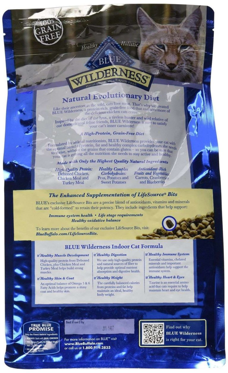 Blue Buffalo Wilderness High Protein Dry Adult Cat Food 5 Lb - $22.95