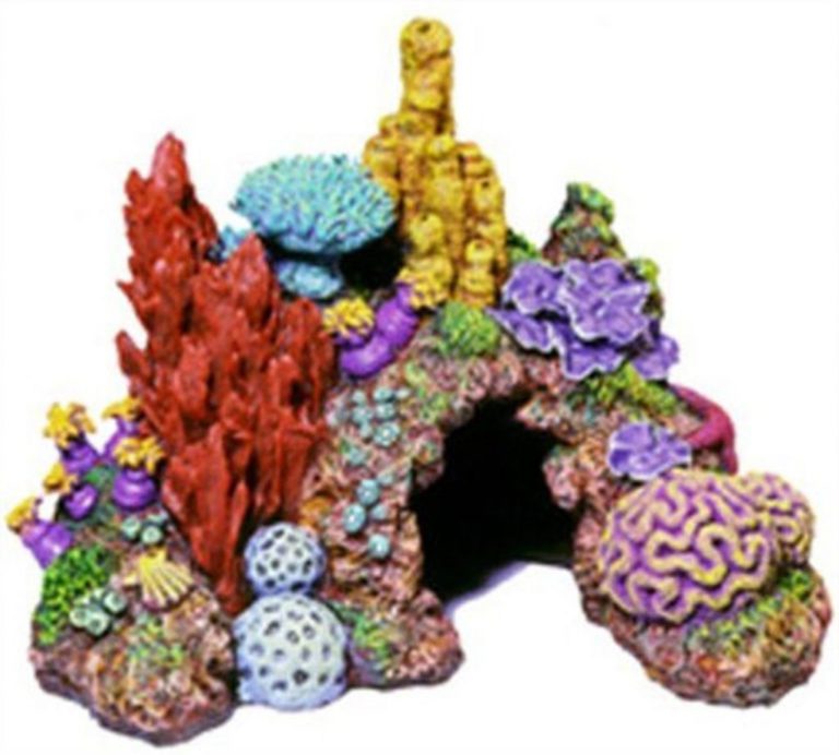 Exotic Environments Caribbean Living Reef Aquarium Ornament - $26.95