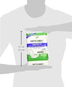Vet's Best Comfort Fit Disposable Male Wrap 12 Count Medium - $15.95