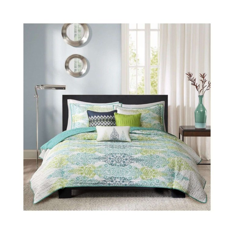Madison Park Sonali 6 Piece Quilted Coverlet Set King/California King Blue - $100.95