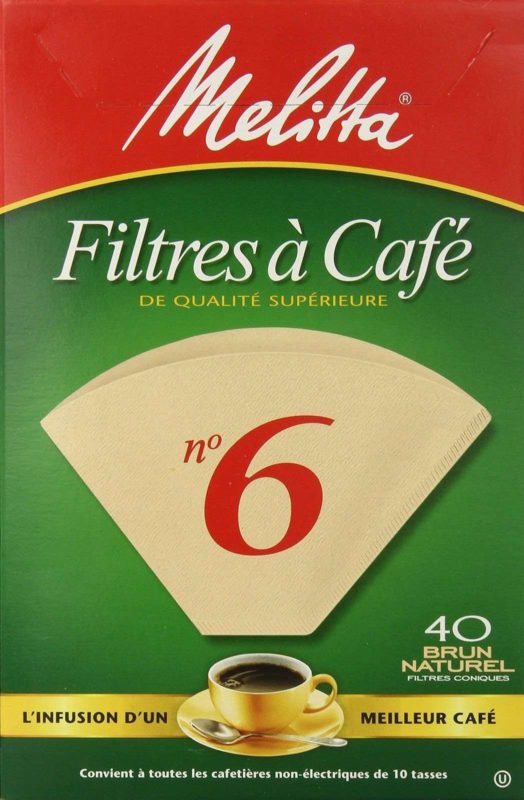 Melitta Cone Coffee Filters Natural Brown No. 6 40-Count Filters (Pack Of 12) - $31.95