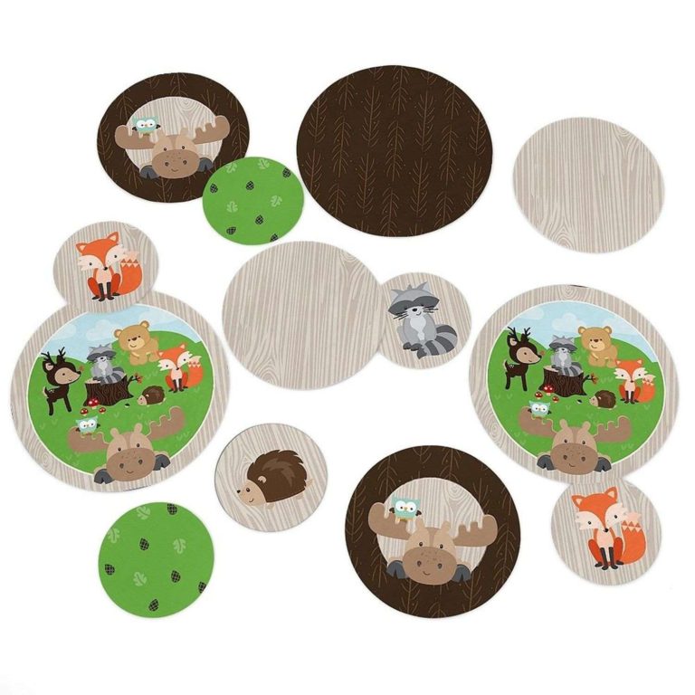 Woodland Creatures - Party Table Confetti Set - 27 Count - $14.95