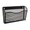 Rolodex Mesh Collection Single-Pocket Wall File Black (21931) - $10.95