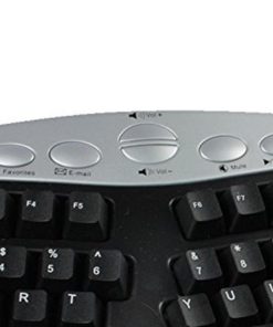 Adesso Tru-Form Media Contoured Ergonomic Keyboard (Pck-208B) - $33.95