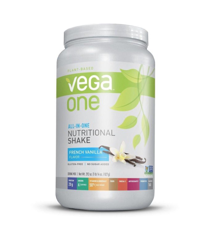 Vega One All In One Nutritional Shake Tub French Vanilla Large 29.2 Ounce - $63.97