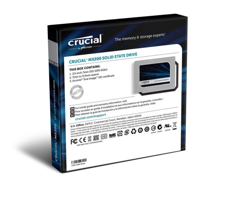 Crucial Mx200 500Gb Sata 2.5 Inch Internal Solid State Drive - Ct500Mx200Ssd1 - $158.95