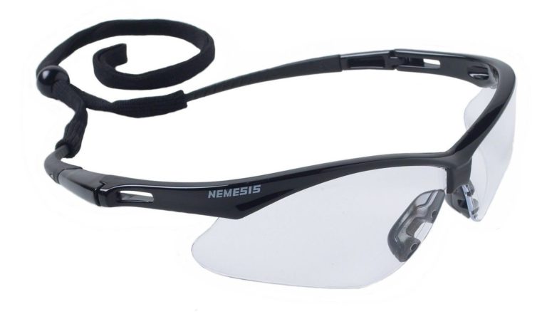 Jackson 3000355 Kc 25679 Nemesis Safety Glasses Black Frame Clear Lens Anti F.. - $10.95