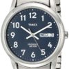 Timex Easy Reader Watch Silver-Tone/Blue - $19.95