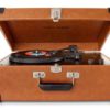 Crosley Cr49-Ta Traveler Turntable With Stereo Speakers And Adjustable Tone C.. - $7.95