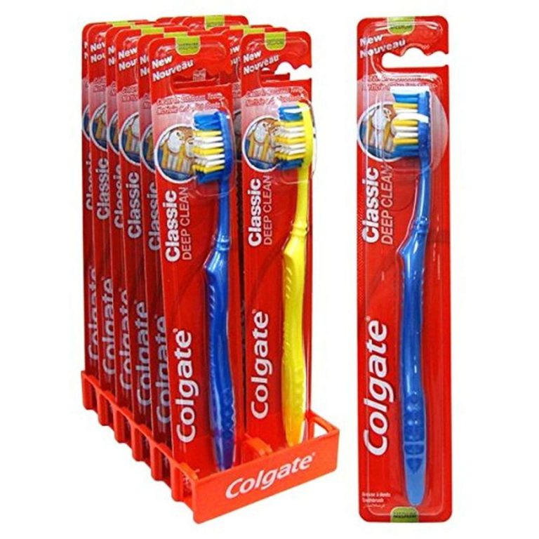 Colgate Classic Deep Clean Toothbrush Medium (Display Of 12) - $14.95