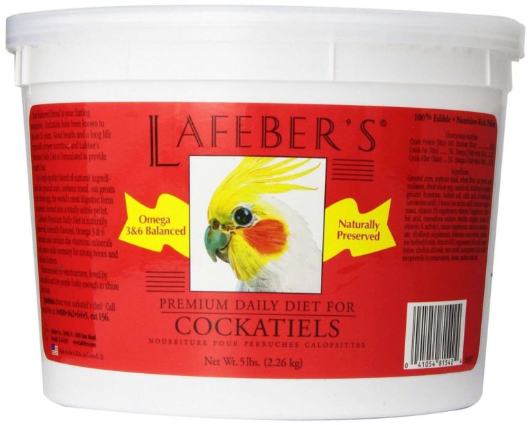 Lafeber's Premium Daily Diet Pellets For Cockatiels 5 Pounds - $22.95
