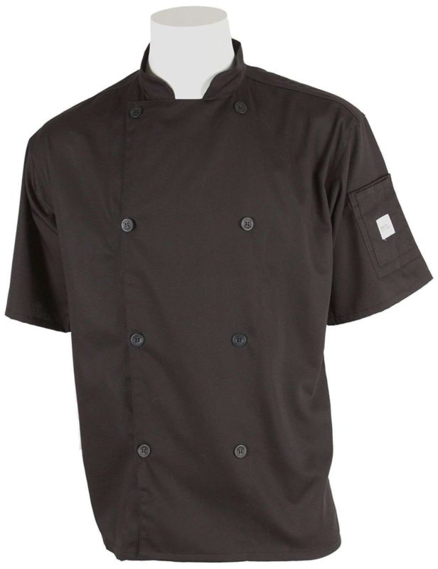 Mercer Culinary M61012Bk7X Genesis Unisex Short Sleeve Chef Jacket With Tradi.. - $50.95