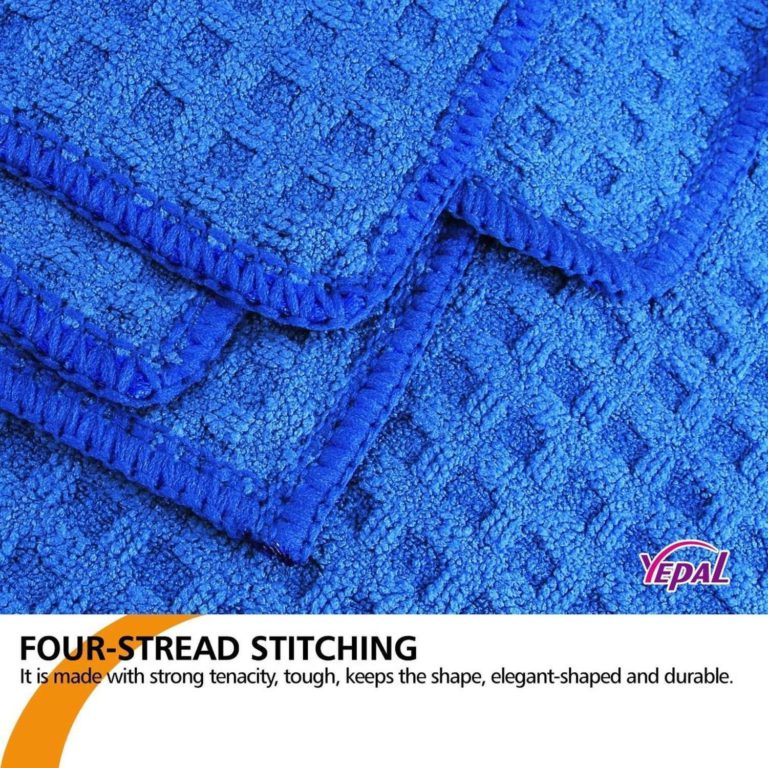 Yepal 380Gsm Superior Microfiber Drying Towel Microfiber Cleaning Towel Blue .. - $14.95