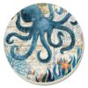 Counterart Monterey Bay Octopus Absorbent Coasters Set Of 4 Counterart - $11.95
