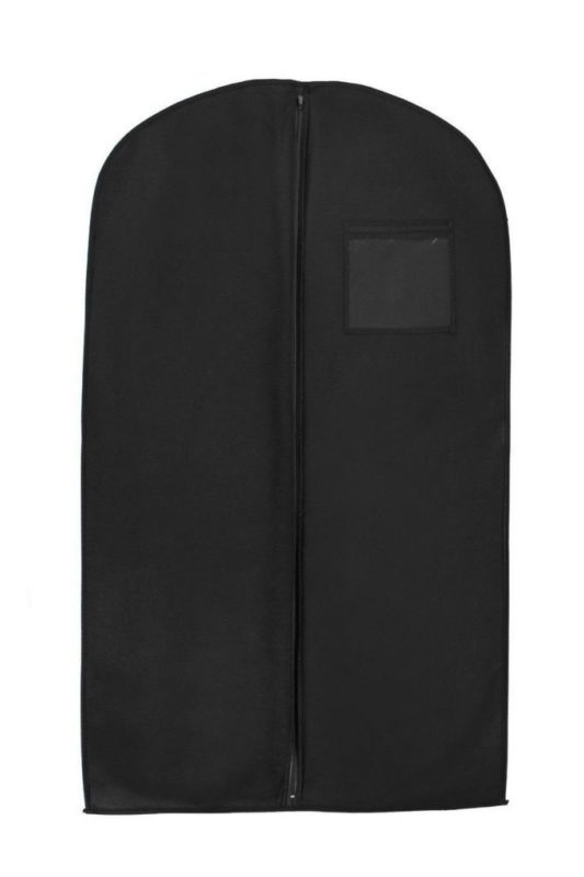 New Breathable 60" Suit/Dress Black Garment Bag By Bags For Less - $11.95